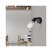 Imagine LAMPA DE PERETE G003C-1H-1xE27-NEGRU