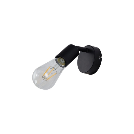 Imagine LAMPA DE PERETE G003C-1H-1xE27-NEGRU
