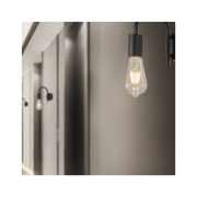 Imagine LAMPA DE PERETE G003W-1H-1xE27-NEGRU
