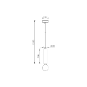 Imagine PENDUL G005R-1H-1xE27 AURIU