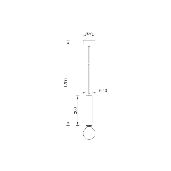 Imagine PENDUL G005R-1H-1xE27 AURIU