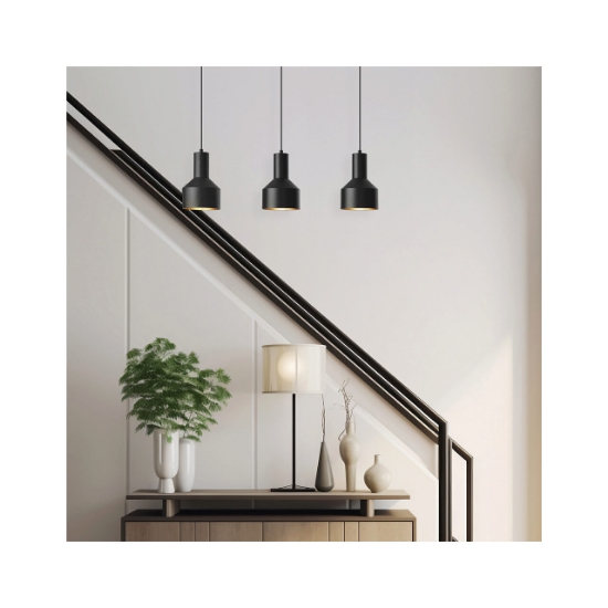 Imagine PENDUL P001S-3H-3xE27-NEGRU