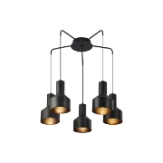 Imagine PENDUL P001C-5H-3xE27-NEGRU