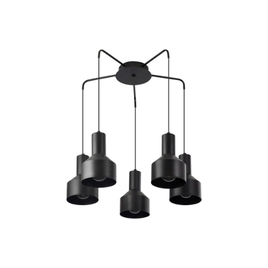 Imagine PENDUL P001C-5H-3xE27-NEGRU