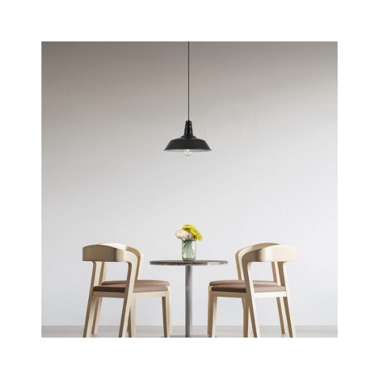 Imagine PENDUL P003R-1H-1xE27-NEGRU