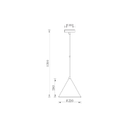 Imagine PENDUL P010R-1H-1xE27-AURIU