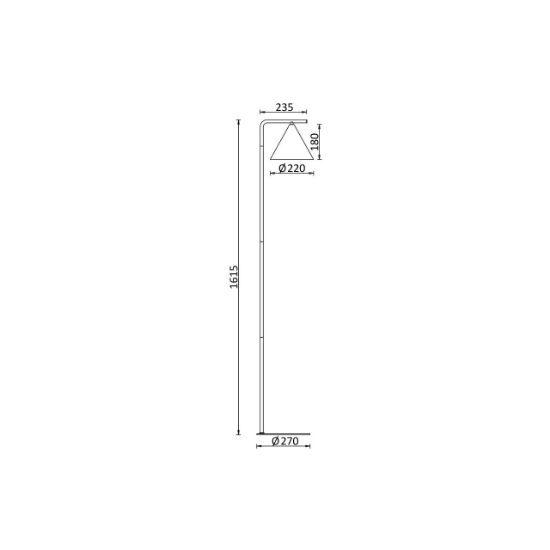 Imagine LAMPADAR P010T-1H-1xE27-AURIU