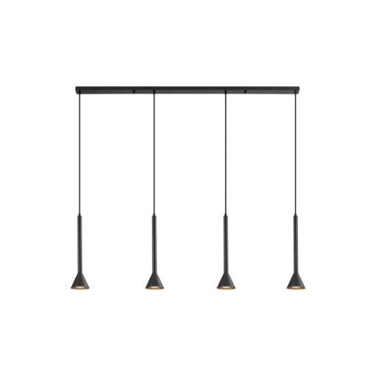Imagine PENDUL P011S-4H-4xGU10-NEGRU