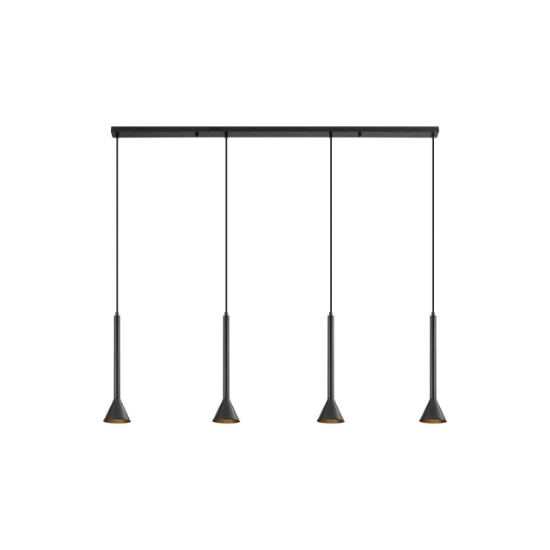 Imagine PENDUL P011S-4H-4xGU10-NEGRU