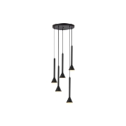Imagine PENDUL P011R-5H-5xGU10-NEGRU