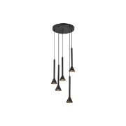 Imagine PENDUL P011R-5H-5xGU10-NEGRU