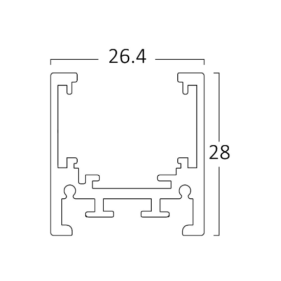 Imagine SINA MAGNETIC PT, 1M/BUC, NEGRU, INGUST