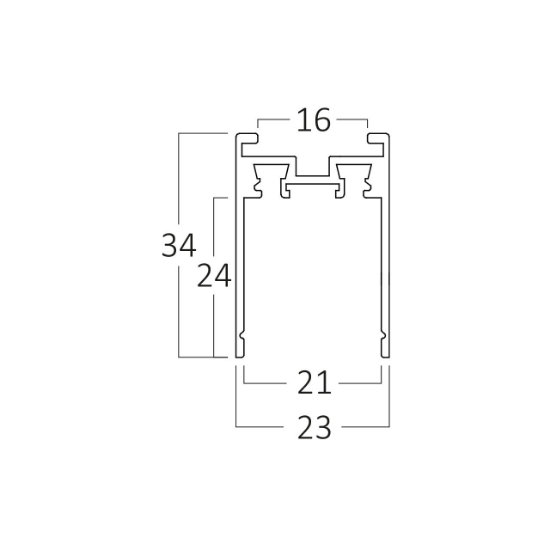 Imagine SINA MAGNETIC PT, 1M/BUC, NEGRU, LATA SR03