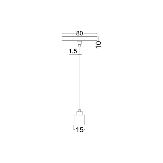 Imagine CABLU SUSTINERE PT SINE MAGNET BY41, NEGRU