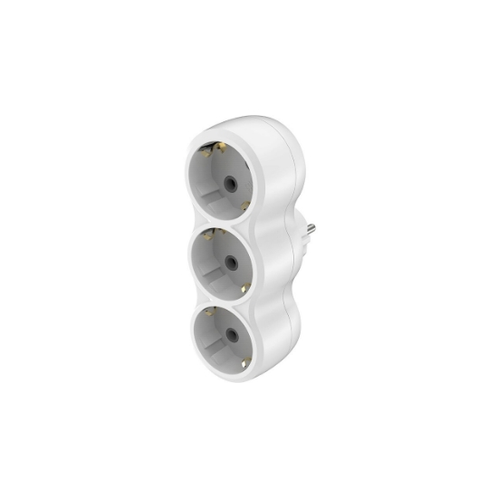 Imagine TRIPLU STECHER SCHUKO CU PROT. COP LN3