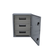 Imagine PANOU ABS 35x50x19,5 USA TRANSPARENT 45 MOD IP65