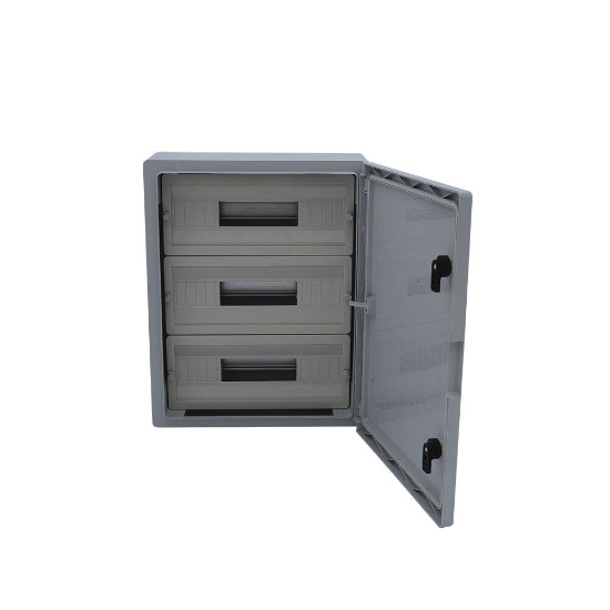 Imagine PANOU ABS 35x50x19,5 USA TRANSPARENT 45 MOD IP65