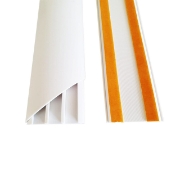 Imagine CANAL CABLU PARDOSEALA 50X12mm cu Adeziv ALB 2m/buc
