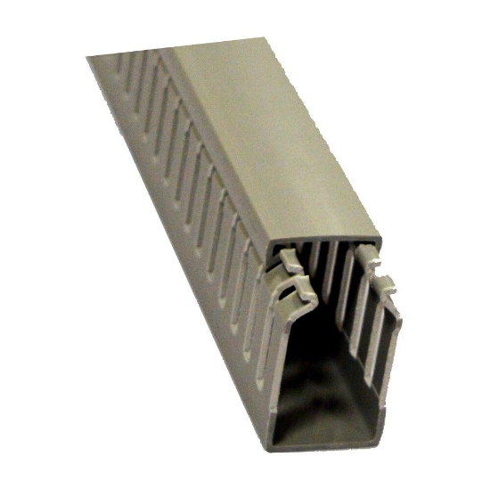 Imagine CANAL PERFORAT 40X80mm GRI 2m/buc