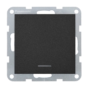 Imagine MECANISM INTRERUPATOR CU LED QC KARRE PLUS 55 NEGRU