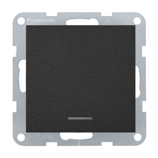 Imagine MECANISM INTRERUPATOR CU LED QC KARRE PLUS 55 NEGRU