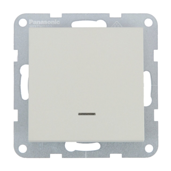 Imagine MECANISM INTRERUPATOR CU LED QC KARRE PLUS 55 SOFT TOUCH SANDSTONE