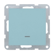 Imagine MECANISM INTRERUPATOR CU LED QC KARRE PLUS 55 SOFT TOUCH TURCOAZ