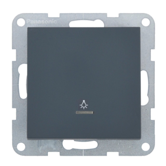 Imagine MECANISM INTRERUPATOR SCARA cu LED cu REVENIRE QC KARRE PLUS 55 SOFT TOUCH NIGHT