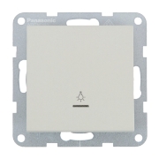 Imagine MECANISM INTRERUPATOR SCARA cu LED cu REVENIRE QC KARRE PLUS 55 SOFT TOUCH SANDSTONE
