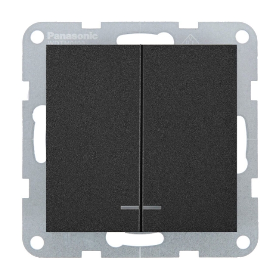 Imagine MECANISM COMUTATOR CU LED QC KARRE PLUS 55 NEGRU