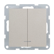 Imagine MECANISM COMUTATOR CU LED QC KARRE PLUS 55 BRONZ
