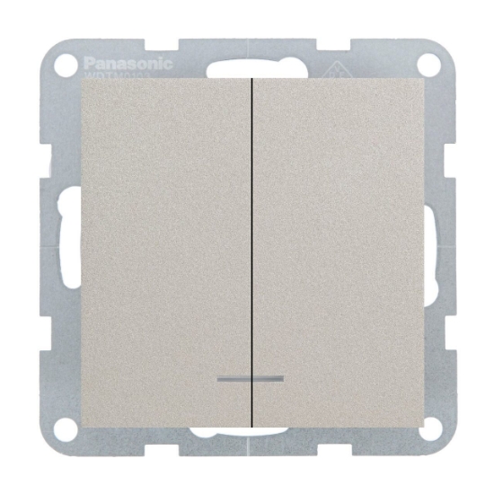 Imagine MECANISM COMUTATOR CU LED QC KARRE PLUS 55 BRONZ