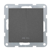 Imagine MECANISM COMUTATOR CU LED QC KARRE PLUS 55 FUMURIU