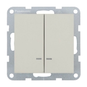 Imagine MECANISM COMUTATOR CU LED QC KARRE PLUS 55 SOFT TOUCH SANDSTONE
