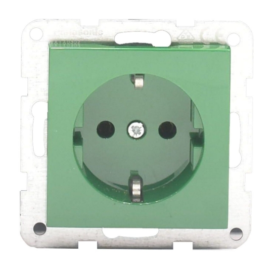 Imagine MECANISM PRIZA SCHUKO QC KARRE PLUS 55 VERDE