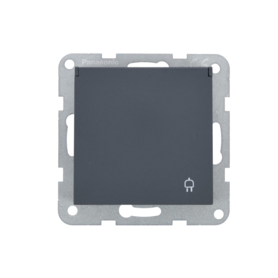 Imagine MECANISM PRIZA SCHUKO cu CAPAC PROT. COP QC KARRE PLUS 55 SOFT TOUCH NIGHT