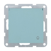 Imagine MECANISM PRIZA SCHUKO cu CAPAC PROT. COP QC KARRE PLUS 55 SOFT TOUCH TURCOAZ