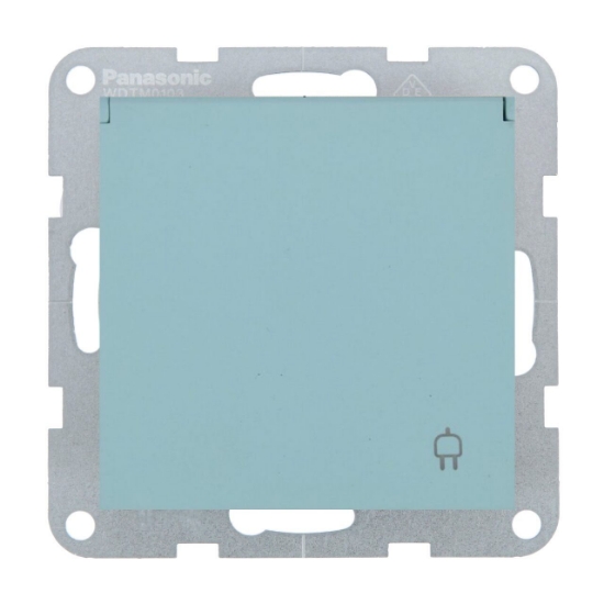 Imagine MECANISM PRIZA SCHUKO cu CAPAC PROT. COP QC KARRE PLUS 55 SOFT TOUCH TURCOAZ
