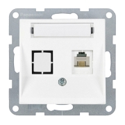 Imagine PRIZA TELEFON CAT3 cu ETICHETA MEC. KARRE PLUS 55 ALB