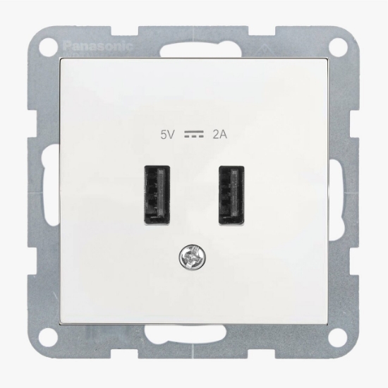 Imagine PRIZA USB 5V-2A MEC. KARRE PLUS 55 ALB