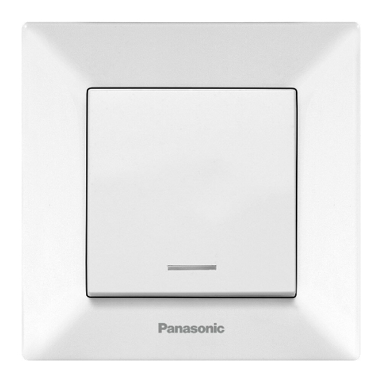 Imagine INTRERUPATOR CU LED ARKEDIA  PANASONIC ALB
