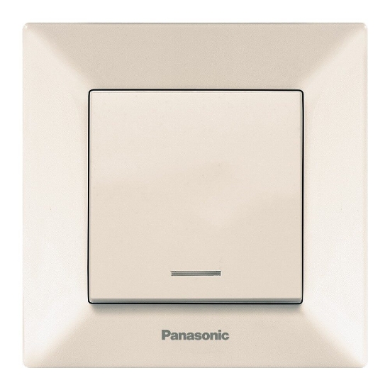 Imagine INTRERUPATOR CU LED ARKEDIA PANASONIC BEJ