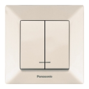 Imagine COMUTATOR CU LED ARKEDIA PANASONIC BEJ