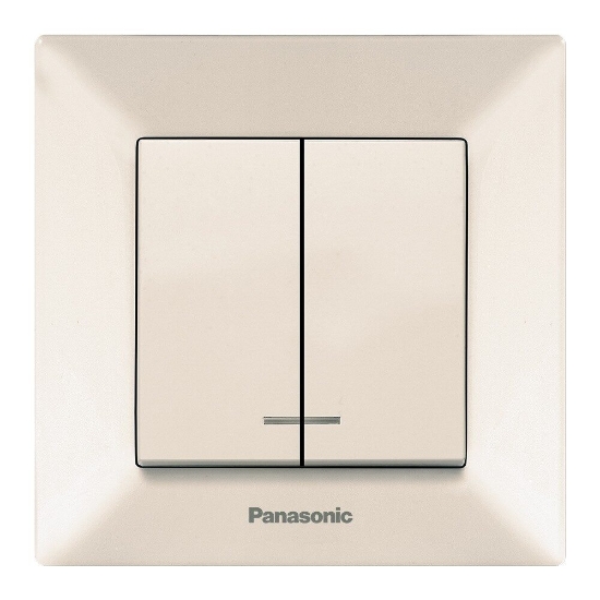 Imagine COMUTATOR CU LED ARKEDIA PANASONIC BEJ