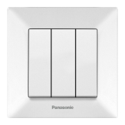 Imagine INTRERUPATOR TRIPLU ARKEDIA PANASONIC ALB