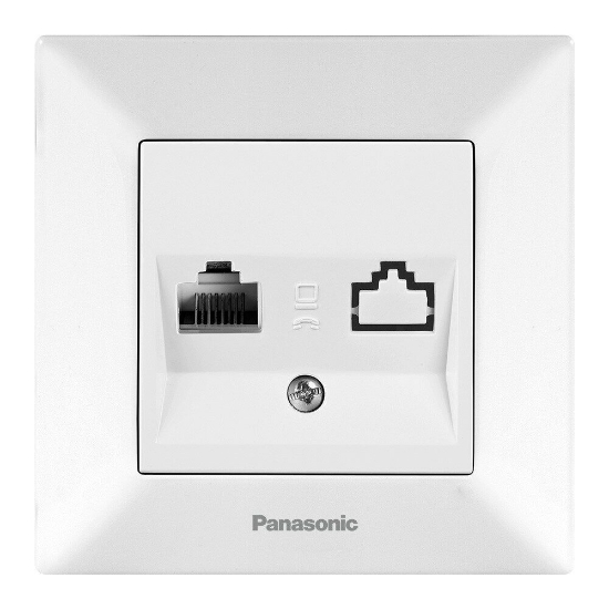 Imagine PRIZA CAL.SIMPLA CAT5e ARKEDIA PANASONIC ALB