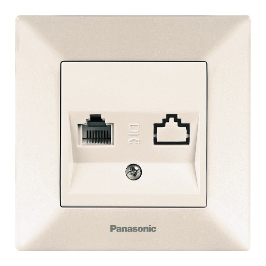 Imagine PRIZA CAL.SIMPLA CAT5e ARKEDIA PANASONIC BEJ