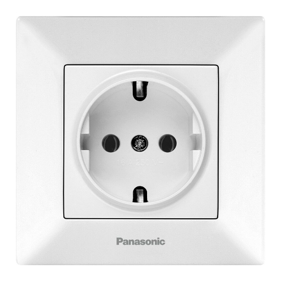 Imagine PRIZA SCHUKO ARKEDIA PANASONIC ALB