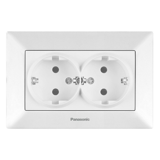 Imagine PRIZA SCHUKO DUBLA ARKEDIA  PANASONIC ALB