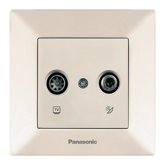 Imagine PRIZA SATELIT+TV FINALA ARKEDIA PANASONIC BEJ